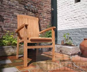 teak tuinstoel stapelbaar (5)