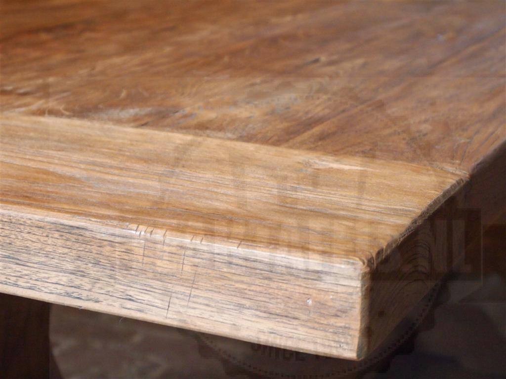 Teak kloostertafel 200x100cm - Afbeelding 2